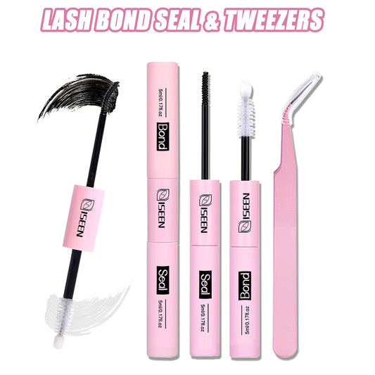 5PCS ISEEN Lash Bond and Seal 10ml for Lash Clusters DIY at home Tool Kit