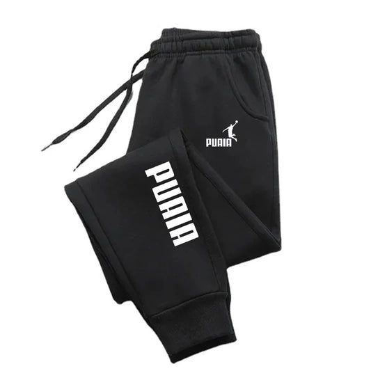 PUAIA Print Men's Pants Autumn/Winter Streetwear Pants