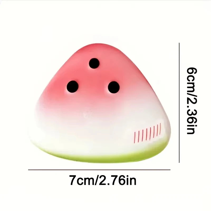 Squishy Watermelon Fidget Toy Anti-Stress Slow Rising Fruit Pinch Squeeze Stress Reliever Funny Pressure Reducer Prop